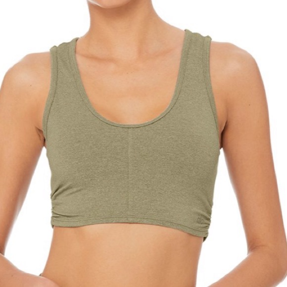 alo delicate twisted bra tank